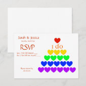 私はハートをします 出欠カード (正面/裏面)