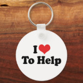 私はハートを愛救済し- Charity Work Helper キーホルダー (正面)