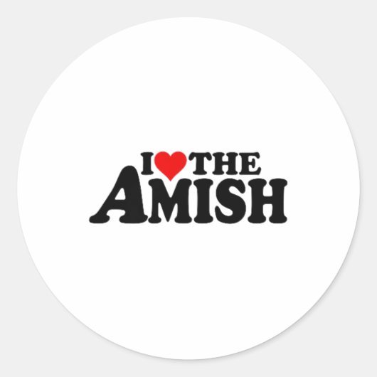 私はハートザamish _2 ラウンドシール (正面)