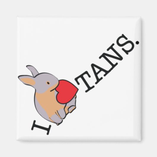 私はハートタン！ マグネット (正面)