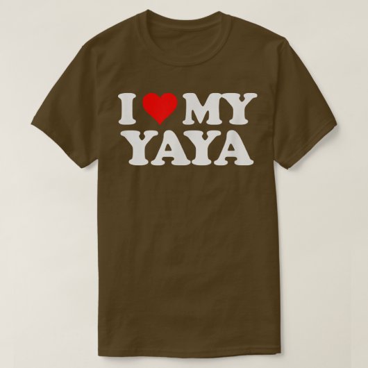 私はハートマイヤヤが大好き Tシャツ (デザイン正面)