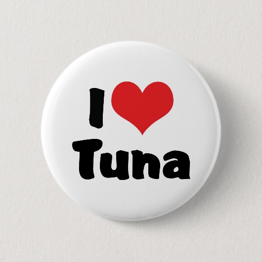 私はハートマグロが大好き 缶バッジ (正面)