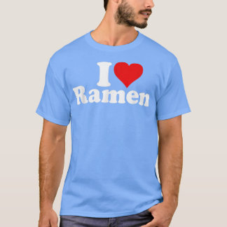 私はハートラーメンが日本の大好き Tシャツ