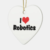 私はハートロボットが大好き セラミックオーナメント (左)