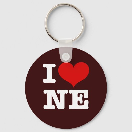 私はハート北東ミネアポリス！ キーホルダー (正面)