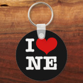 私はハート北東ミネアポリス！ キーホルダー (正面)