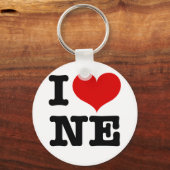 私はハート北東ミネアポリス！ キーホルダー (正面)