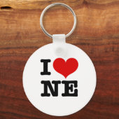 私はハート北東ミネアポリス！ キーホルダー (正面)