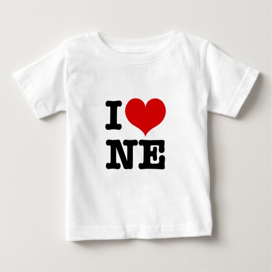 私はハート北東ミネアポリス! ベビーTシャツ (正面)