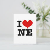 私はハート北東ミネアポリス！ ポストカード (スタンド正面)