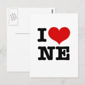 私はハート北東ミネアポリス！ ポストカード (正面/裏面)