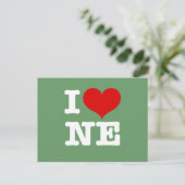 私はハート北東ミネアポリス！ ポストカード (スタンド正面)