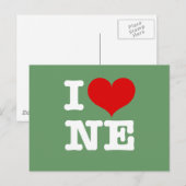 私はハート北東ミネアポリス！ ポストカード (正面/裏面)