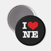 私はハート北東ミネアポリス！ マグネット (正面/裏面)