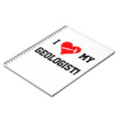 私はハート地質学者! ノートブック (左側)