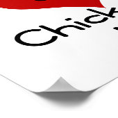 私はハート大好きチキンナゲット ポスター (角)