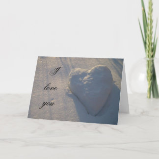 私はハート愛します カード