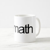 私はハート数学 コーヒーマグカップ (正面右)