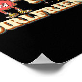 私はハート私のガールフレンド愛バレンタインデーGroovyカップル ポスター (角)