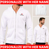 私はハート私のGF私は私のガールフレンドを愛している パーカ