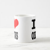 私はハート コーヒーマグカップ (中央)