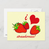 私はハート ポストカード (正面/裏面)