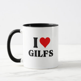 私はハートGILFと成熟したセクシーな祖母が大好き マグカップ