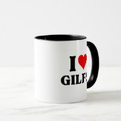 私はハートGILFと成熟したセクシーな祖母が大好き マグカップ (正面右)