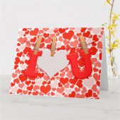 私はハートYOUカード カード (黄色い花)