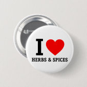 私はハーブ&スパイスが大好き 缶バッジ (正面&裏面)