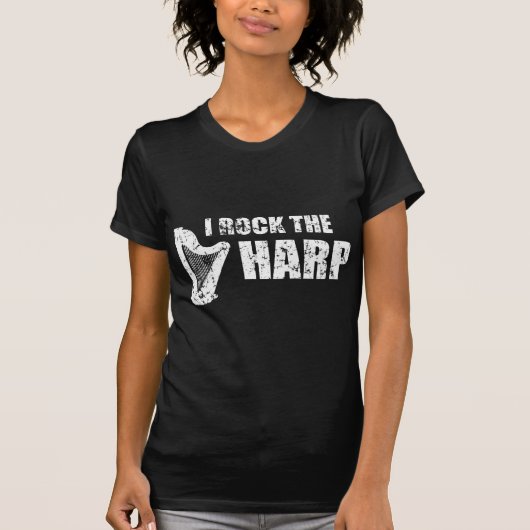 私はハープを揺すります Tシャツ (正面)