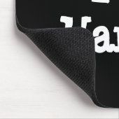 私はハーレーハートが好きでパーソナライズされたす マウスパッド (コーナー)