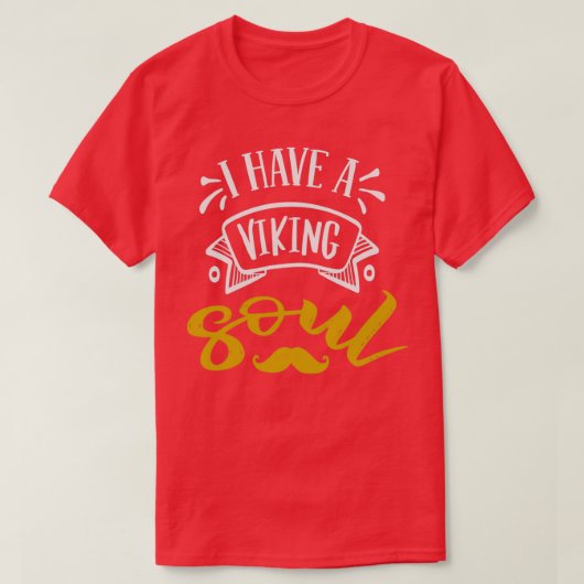 私はバイキングソウル1 Tシャツ (デザイン正面)