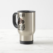 私はバイクもしくは自転車に乗る人のおじいちゃん-グランパ·バイクの贈り物 トラベルマグ (正面左)