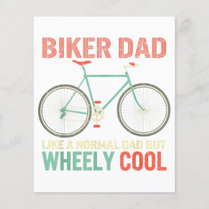 私はバイクもしくは自転車に乗る人パパファーザーズクールデイWheely Bicycle Bi