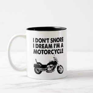 私はバイクを夢見ていない ツートーンマグカップ
