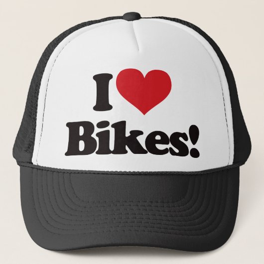 私はバイクを愛します! キャップ (正面)