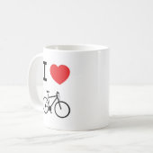 私はバイクを愛します コーヒーマグカップ (正面左)