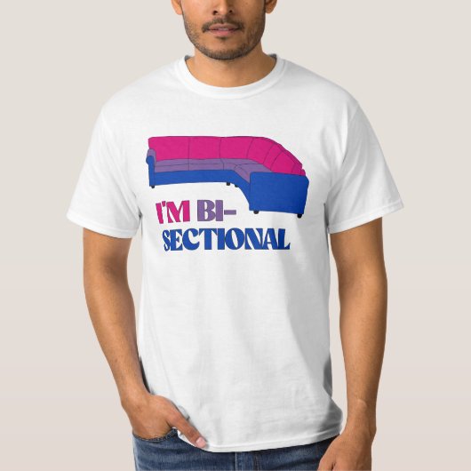私はバイセクショナル Tシャツ (正面)