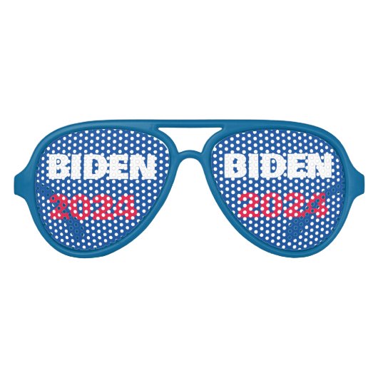 私はバイデン氏に夢中だ アビエーターサングラス (正面)