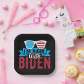 私はバイデン氏に夢中だ ペーパープレート (パーティー)