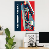 私はバイデン氏に夢中だ ポスター (ホームオフィス)