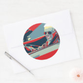 私はバイデン氏に夢中だ ラウンドシール (封筒)