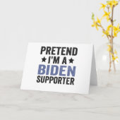 私はバイデン氏のサポーターの面白いハロウィーンギフトであるフリ カード (黄色い花)