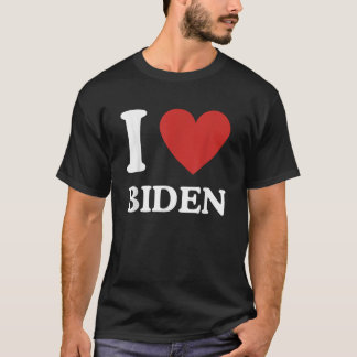 私はバイデン氏ハートジョーはあなたのサポートを示す大好き Tシャツ