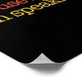 私はバイデン氏・ハリス話ス2024アメリカ大統領だ ポスター (角)