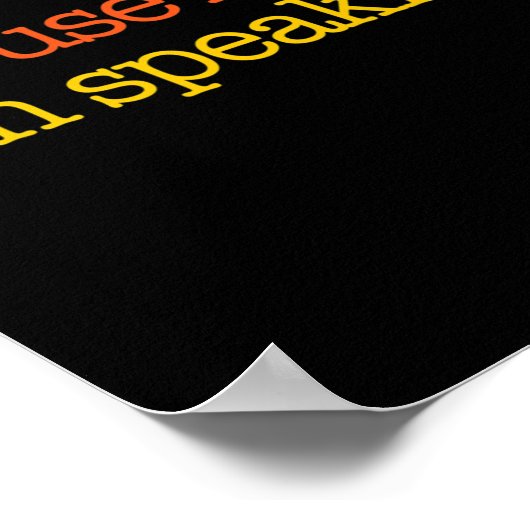 私はバイデン氏・ハリス話ス2024アメリカ大統領だ ポスター (角)