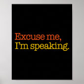 私はバイデン氏・ハリス話ス2024アメリカ大統領だ ポスター (正面)