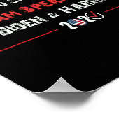 私はバイデン氏&amp；ハリス話ト2 ポスター (角)