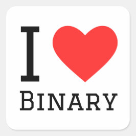私はバイナリが大好き スクエアシール